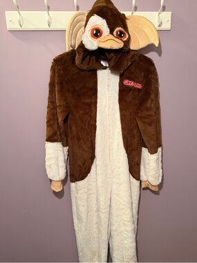Gremlins Gizmo Plush Hooded Kids Costume - Brown & White - Halloween Costume